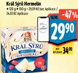 Albert Král Sýrů Hermelín nabídka