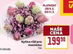Billa Kytice růží pro maminku 1ks nabídka