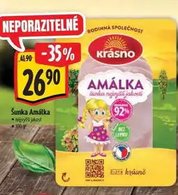 Albert AMÁLKA šunka 100 g nabídka