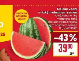 Billa Meloun vodní s nízkým obsahem semen volný, cena za 1 kg nabídka