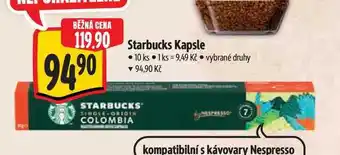 Albert Starbucks Kapsle 10 ks nabídka