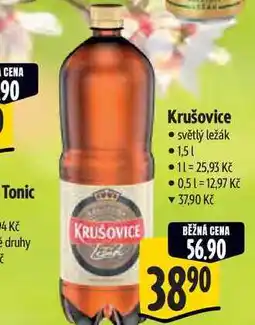 Albert Krušovice světlý ležák 1, 5 l nabídka