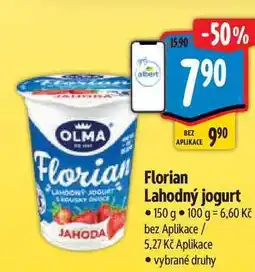 Albert Florian Lahodný jogurt 150 g nabídka