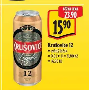 Albert Krušovice 12 0,5 l nabídka