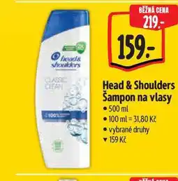 Albert Head & Shoulders Šampon 500ml, vybrané druhy nabídka