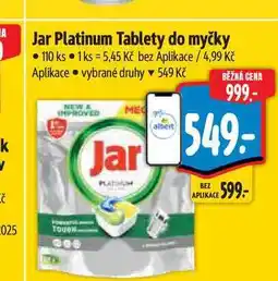 Albert Jar Platinum Tablety do myčky 110 ks nabídka