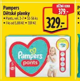 Albert Pampers Dětské plenky Pants, vel. 3-7 32-56 ks nabídka
