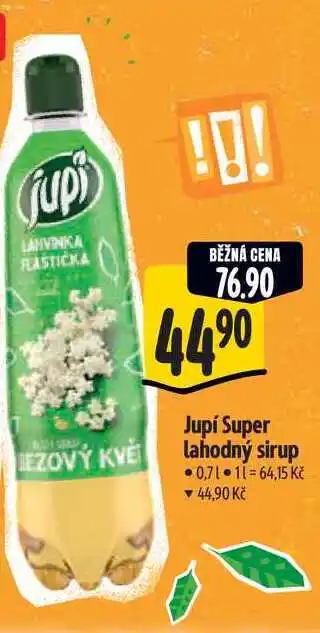 Albert Jupí Super lahodný sirup 0,7 l nabídka