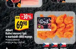 Albert Albert Kuřecí masový špíz v marinádě chilli-mango 400 g nabídka