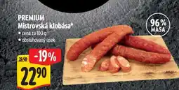 Albert PREMIUM Mistrovská klobása 100 g nabídka