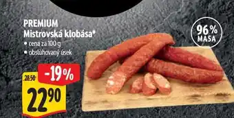 Albert PREMIUM Mistrovská klobása 100 g nabídka
