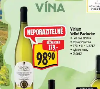 Albert Vinium Velké Pavlovice 0,75 l nabídka