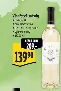 Albert Vinařství Ludwig 0,75 l nabídka