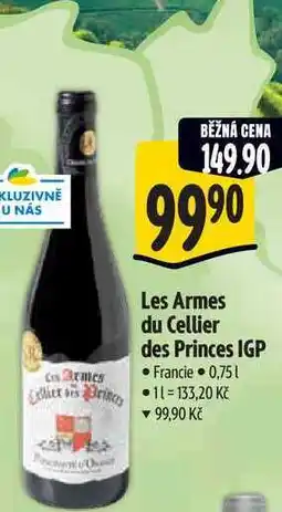 Albert Les Armes du Cellier des Princes IGP 0,75 l nabídka