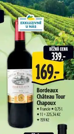Albert Bordeaux Château Tour Chapoux 0,75 l nabídka