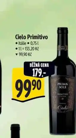 Albert Cielo Primitivo 0,75 l nabídka