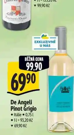 Albert De Angeli Pinot Grigio 0,75 l nabídka