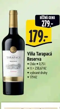 Albert Viña Tarapacá Reserva 0,75 l nabídka