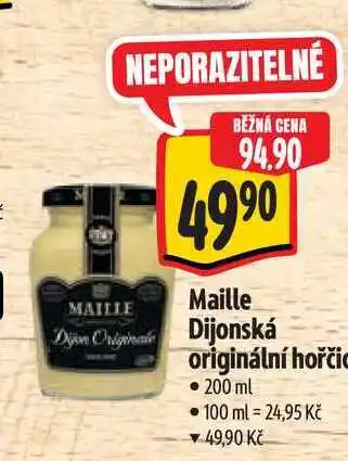 Albert Maille Dijonská originální hořčice 200 ml nabídka