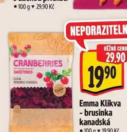 Albert Emma Klikva - brusinka kanadská 100g nabídka