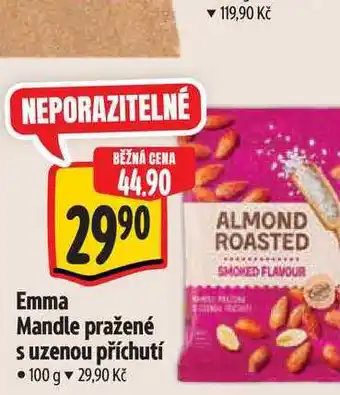 Albert Emma Mandle pražené s uzenou příchutí 100 g nabídka