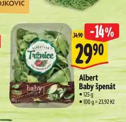 Albert Albert Baby špenát 125g nabídka
