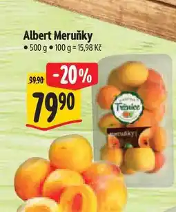 Albert Albert Meruňky 500 g nabídka