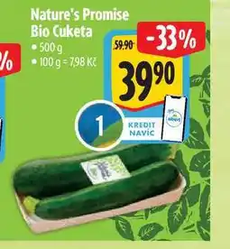 Albert Nature's Promise Bio Cuketa 500 g nabídka