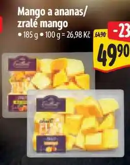 Albert Mango a ananas/ zralé mango 185 g nabídka