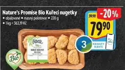 Albert Nature's Promise Bio Kuřecí nugetky 220 g nabídka