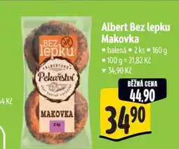 Albert Albert Bez lepku Makovka 2 ks, 160 g nabídka