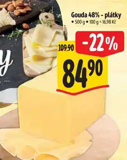 Albert Gouda 48% - plátky 500 g nabídka