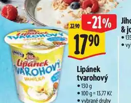 Albert Lipánek tvarohový 130 g nabídka