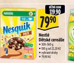 Albert Nestlé Dětské cereálie 300-360 g nabídka