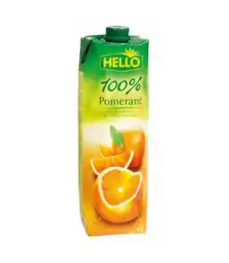 Albert Hello džus 100% 1l, vybrané druhy nabídka
