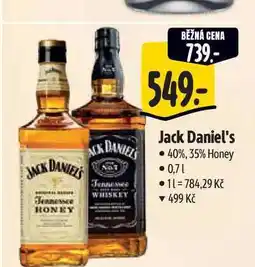 Albert Jack Daniel's 0,7 l nabídka