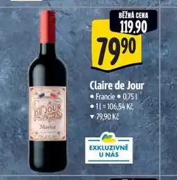 Albert Claire de Jour Francie 0,75 l nabídka