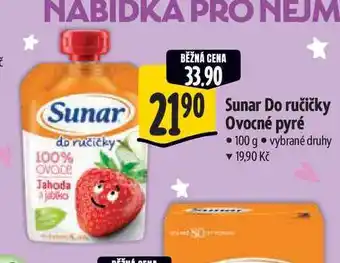 Albert Sunar Do ručičky Ovocné pyré 100 g nabídka