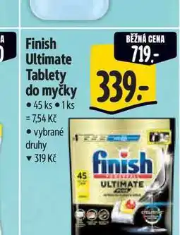 Albert Finish Ultimate Tablety do myčky 45 ks nabídka