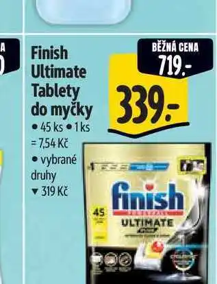 Albert Finish Ultimate Tablety do myčky 45 ks nabídka
