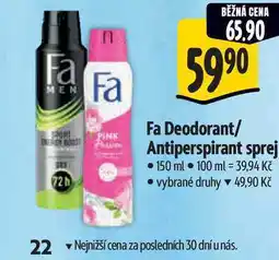 Albert Fa Deodorant/ Antiperspirant sprej 150 ml nabídka