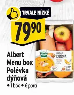 Albert Albert Menu box Polévka dýňová 1box nabídka