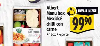 Albert Albert Menu box Mexické chilli con carne 1 box nabídka