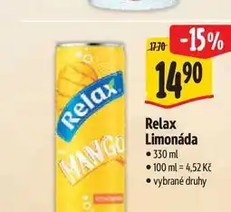 Albert Relax Limonáda 330 ml nabídka