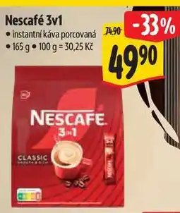 Albert Nescafé 3v1 instantní káva porcovaná 165 g nabídka
