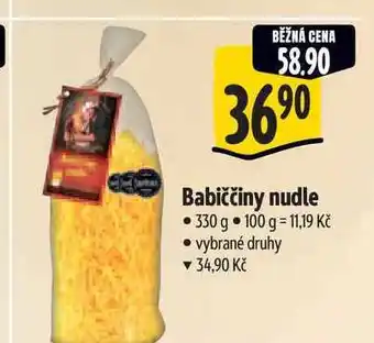 Albert Babiččiny nudle 330 g nabídka