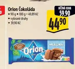 Albert Orion Čokoláda 90 g nabídka