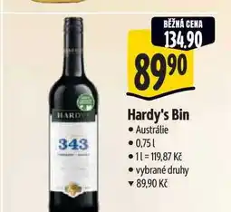 Albert Hardy's Bin 0,75 l nabídka