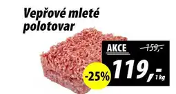 ZEMAN Vepřové mleté polotovar, 1 kg nabídka