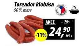 ZEMAN Toreador klobása, 100 g nabídka